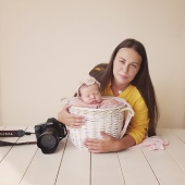 МОРОЗ ЛЮСЯ фотосессия новорожденных